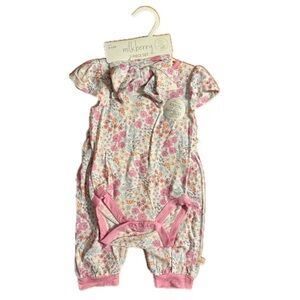 Milkberry Premium Bamboo SUPER SOFT Baby Girl 3 Piece Set